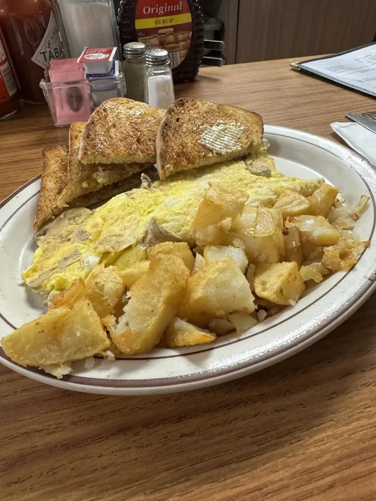 Mushroom and Cheese Omelette